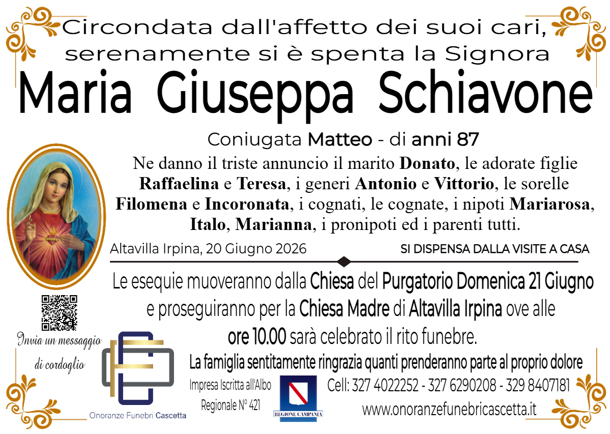 MARIA GIUSEPPA SCHIAVONE