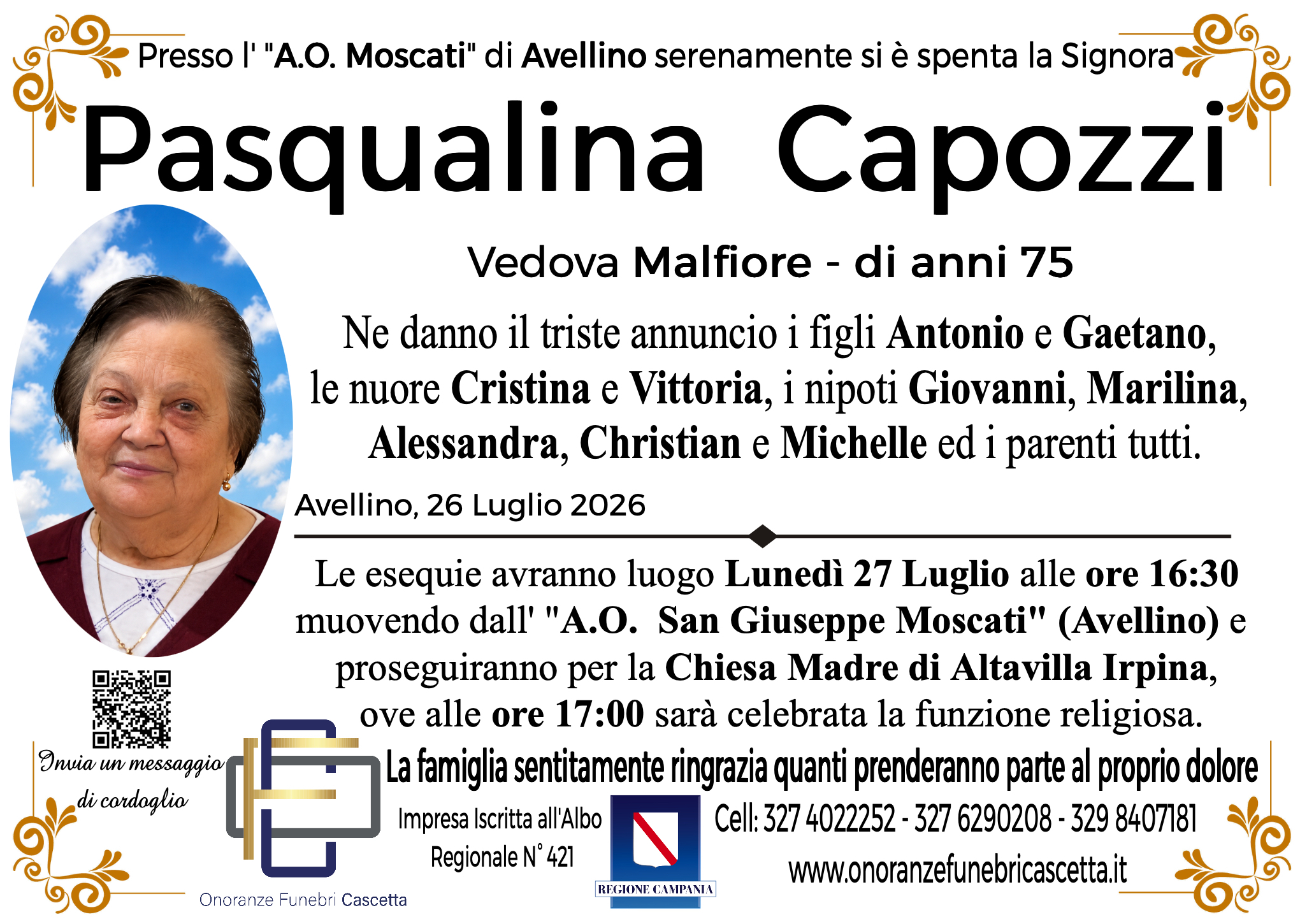 PASQUALINA CAPOZZI
