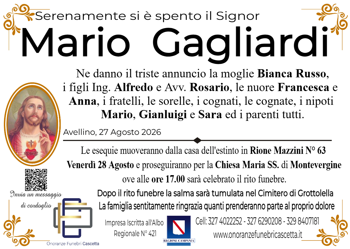 MARIO GAGLIARDI